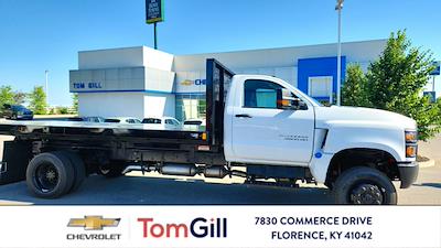 New 2024 Chevrolet Silverado 5500 Work Truck Regular Cab 4x4, Reading Platform Body Flatbed Truck for sale #34397N - photo 1