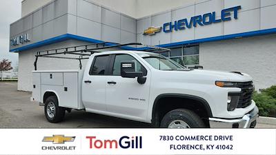 New 2024 Chevrolet Silverado 2500 Work Truck Double Cab 4x4, 8' Reading Classic II Steel Service Truck for sale #34415N - photo 1