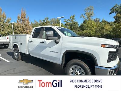 New 2024 Chevrolet Silverado 3500 Work Truck Double Cab 4x2, 8' Knapheide Steel Service Body Cab Chassis for sale #34824N - photo 1