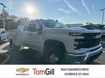 New 2024 Chevrolet Silverado 3500 Work Truck Crew Cab 4x4, 9' Reading Classic II Steel Service Truck for sale #34962N - photo 1