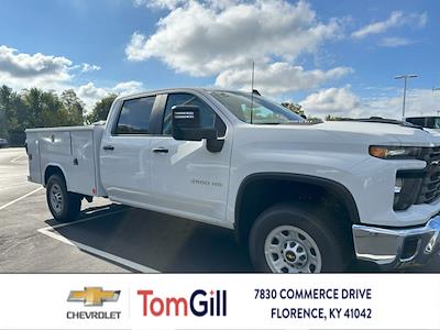 New 2024 Chevrolet Silverado 3500 Work Truck Crew Cab 4x4, 8' 2" Reading Classic II Steel Service Truck for sale #35074N - photo 1