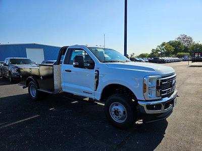 New 2024 Ford F-350 XL Regular Cab 4WD, 9' 4" CM Truck Beds TM Deluxe Flatbed Truck for sale #157924 - photo 1