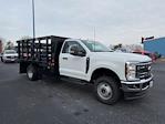 New 2024 Ford F-350 XL Regular Cab 4WD, 12' 5" Blue Ridge Manufacturing Workhorse Stake Bed for sale #174324 - photo 3