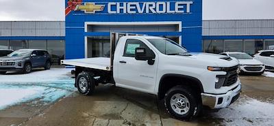 New 2024 Chevrolet Silverado 2500 Work Truck Regular Cab 4x4, 8' 9" Knapheide Aluminum Platform Body Flatbed Truck for sale #3212 - photo 1