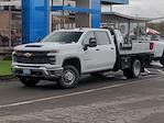 New 2024 Chevrolet Silverado 3500 Work Truck Crew Cab 4x4, Knapheide PGTB Utility Gooseneck Flatbed Truck for sale #RF269007 - photo 1