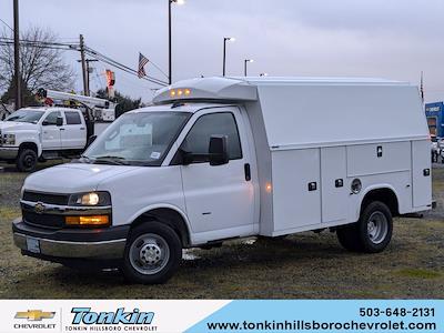 New 2024 Chevrolet Express 3500 Work Van Regular Cab RWD, Service Utility Van for sale #RN012740 - photo 1