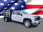 2024 Chevrolet Silverado 3500 Crew Cab 4WD, Morgan Truck Body Prostake Stake Bed for sale #RF190845 - photo 1
