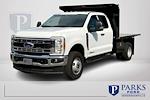 2023 Ford F-350 Super Cab DRW 4x4, PJ's Platform Body Flatbed Truck for sale #FH2043 - photo 1