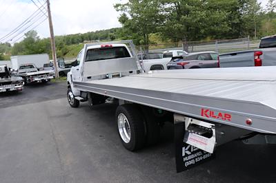 New 2024 Chevrolet Silverado 5500 Work Truck Regular Cab 4WD, Kilar Fabrication Aluminum 10 Series Rollback Body for sale #R896 - photo 2