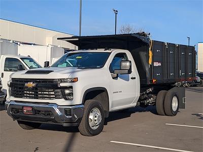 New 2024 Chevrolet Silverado 3500 Work Truck Regular Cab 4x4, 12' Riechers Truck Bodies & Equipment Co. Steel Stake Body for sale #L3164 - photo 1