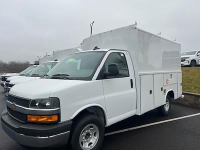 New 2024 Chevrolet Express 3500 Work Van Regular Cab RWD, Service Utility Van for sale #L3166 - photo 1