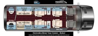 2022 Mercedes-Benz Sprinter 3500 4x2 MIDWEST AUTOMOTIVE DESIGNS LUXE CRUISER #MV0620 - photo 2