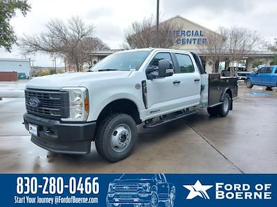 New 2024 Ford F-350 XL Crew Cab 4x4, 9' 4" CM Truck Beds TM Deluxe Flatbed Truck for sale #241475 - photo 1