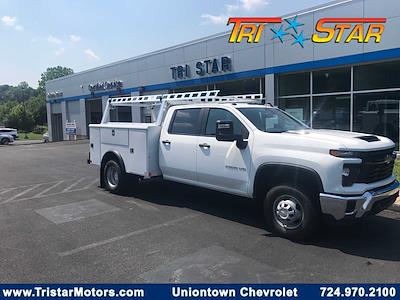 New 2024 Chevrolet Silverado 3500 Work Truck Crew Cab 4WD, 8' 2" Reading Classic II Steel Service Truck for sale #C24V207 - photo 2