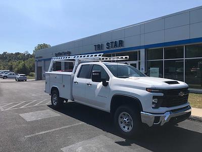 New 2024 Chevrolet Silverado 3500 Work Truck Double Cab 4WD, 8' 2" Reading Classic II Steel Service Truck for sale #C24V356 - photo 1