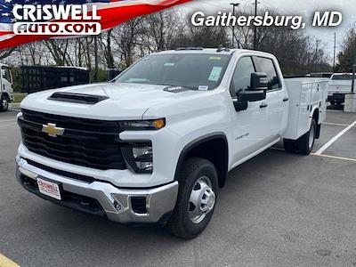 New 2024 Chevrolet Silverado 3500 Work Truck Crew Cab 4WD, 9' Knapheide Steel Service Body Service Truck for sale #242263 - photo 1