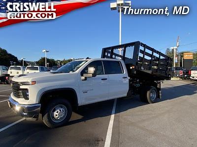 New 2024 Chevrolet Silverado 3500 Work Truck Crew Cab 4WD, Stake Bed for sale #Q240255 - photo 1