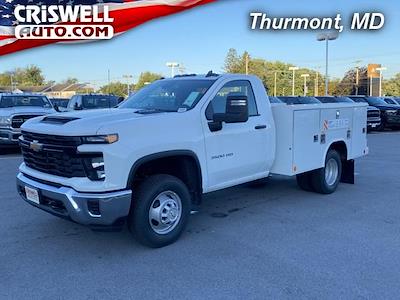 New 2024 Chevrolet Silverado 3500 Work Truck Regular Cab 4WD, 9' Reading Classic II Steel Service Truck for sale #Q240560 - photo 1