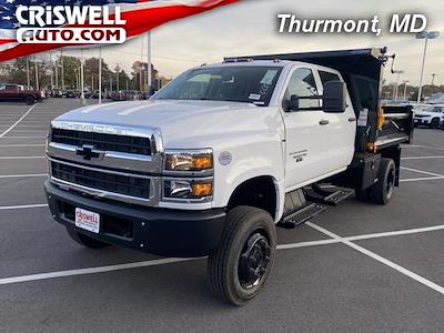 New 2024 Chevrolet Silverado 5500 Work Truck Crew Cab 4WD, 9' Dejana Truck & Utility Equipment DynaPro Dump Body Dump Truck for sale #Q240625 - photo 1