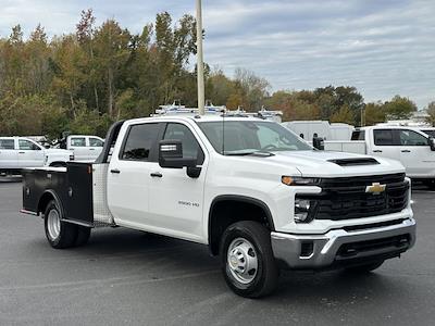 2024 Chevrolet Silverado 3500 Crew Cab DRW 4x2, CM Truck Beds TM Deluxe Flatbed Truck for sale #CR20547 - photo 1