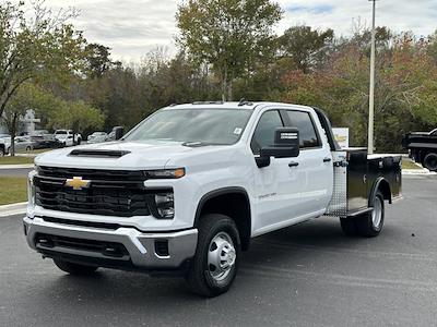 New 2024 Chevrolet Silverado 3500 Work Truck Crew Cab 4x4, 9' 4" CM Truck Beds TM Deluxe Flatbed Truck for sale #CR48809 - photo 1
