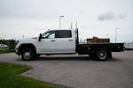 New 2024 GMC Sierra 3500 Pro Crew Cab 4WD, Knapheide PGTC Gooseneck Flatbed Truck for sale #CR00000 - photo 6