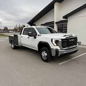 New 2024 GMC Sierra 3500 Pro Crew Cab 4WD, Flatbed Truck for sale #CR48595 - photo 1