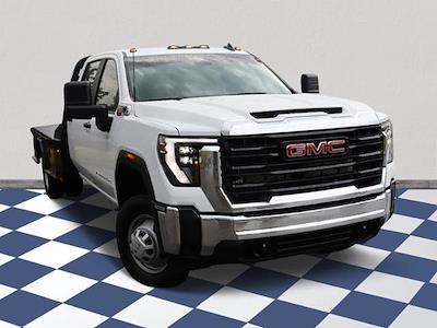 Used 2024 GMC Sierra 3500 Pro Crew Cab 4WD, Flatbed Truck for sale #PS5041 - photo 1