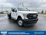 Used 2021 Ford F-350 XL Crew Cab 4WD, Flatbed Truck for sale #P47020 - photo 3