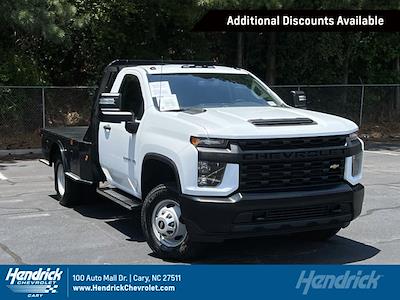 Used 2023 Chevrolet Silverado 3500 Work Truck Regular Cab 4WD, Flatbed Truck for sale #DR54468A - photo 1