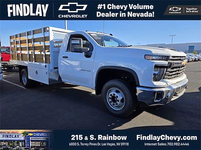 2025 Chevrolet Silverado 3500 Regular Cab RWD, Royal Truck Body Stake Bed for sale #135830 - photo 1