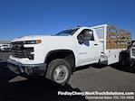 New 2025 Chevrolet Silverado 3500 Work Truck Regular Cab RWD, 12' Royal Truck Body Stake Bed for sale #135830 - photo 3