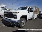 New 2025 Chevrolet Silverado 3500 Work Truck Regular Cab RWD, 12' Royal Truck Body Stake Bed for sale #137685 - photo 3