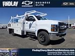 New 2024 Chevrolet Silverado 5500 Work Truck Regular Cab RWD, 12' Scelzi CTFB Contractor Truck for sale #516785 - photo 1