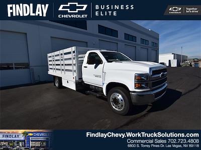 New 2023 Chevrolet Silverado 5500 Work Truck Regular Cab RWD, Royal Truck Body Stake Bed for sale #540781 - photo 1