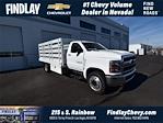 2023 Chevrolet Silverado 5500 Regular Cab DRW RWD, Royal Truck Body Stake Bed for sale #540781 - photo 3