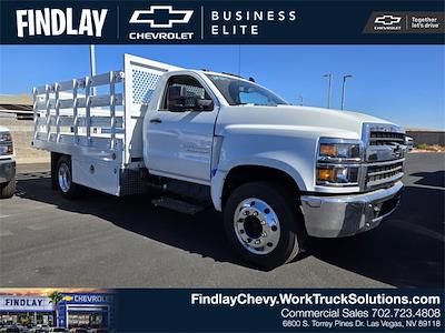 New 2023 Chevrolet Silverado 5500 Work Truck Regular Cab RWD, Royal Truck Body Stake Bed for sale #598967 - photo 1