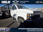 New 2023 Chevrolet Silverado 5500 Work Truck Regular Cab RWD, 16' Morgan Truck Body Prostake Platform Body Stake Bed for sale #618432 - photo 1