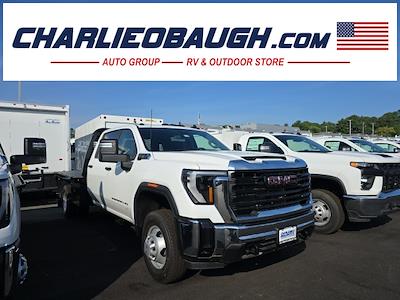 New 2024 GMC Sierra 3500 Pro Crew Cab 4WD, Knapheide PGTB Utility Gooseneck Flatbed Truck for sale #24WG111 - photo 1