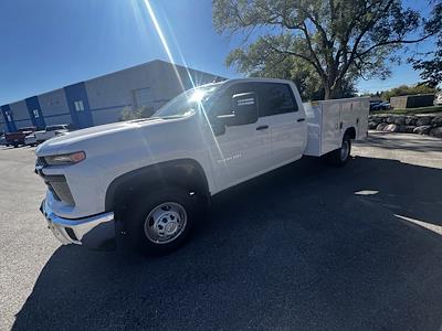 New 2024 Chevrolet Silverado 3500 Work Truck Crew Cab 4WD, 9' Reading Classic II Aluminum Service Truck for sale #24C262 - photo 1