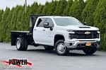 New 2024 Chevrolet Silverado 3500 Work Truck Crew Cab 4WD, 9' 5" Knapheide Value-Master X Flatbed Truck for sale #26307 - photo 1