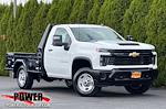 New 2024 Chevrolet Silverado 2500 Work Truck Regular Cab 2WD, Bradford Built Steel 4-Box Flatbed Truck for sale #26510 - photo 1