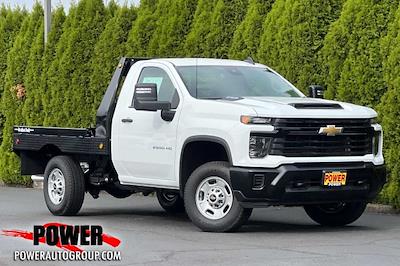 New 2024 Chevrolet Silverado 2500 Work Truck Regular Cab 2WD, Flatbed Truck for sale #26518 - photo 1