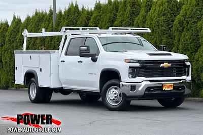 New 2024 Chevrolet Silverado 3500 Work Truck Crew Cab 4WD, 9' Monroe Truck Equipment ServicePRO™ Service Truck for sale #26740 - photo 1