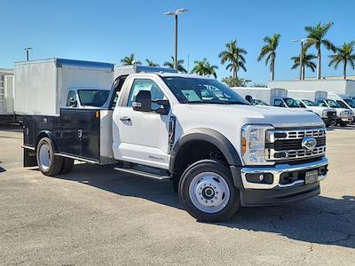 New 2024 Ford F-550 XL Regular Cab 4x4, 11' 4" CM Truck Beds TM Deluxe Flatbed Truck for sale #RDA05261 - photo 1