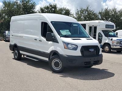 New 2024 Ford Transit 250 Base Medium Roof RWD, Masterack Steel Base Package Upfitted Cargo Van for sale #RKA92509 - photo 1