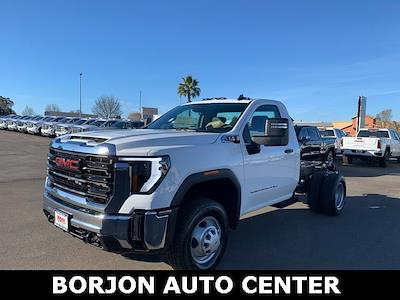 New 2025 GMC Sierra 3500 Pro Regular Cab 4WD, Cab Chassis for sale #25G076 - photo 1