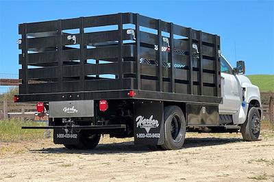 2023 Chevrolet Silverado 5500 Regular Cab DRW RWD, Harbor Black Boss Stake Bed for sale #231039 - photo 2