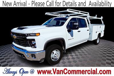 New 2024 Chevrolet Silverado 3500 Work Truck Crew Cab 4WD, 9' Knapheide Steel Service Body Service Truck for sale #F241992 - photo 1