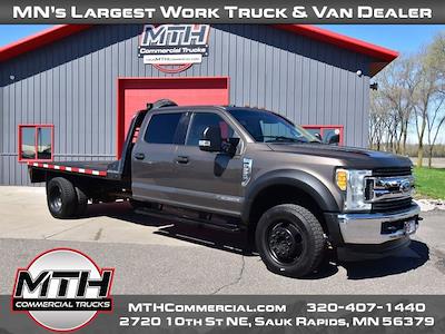 Used 2017 Ford F-550 XLT Crew Cab 4x4, CM Truck Beds Flatbed Truck for sale #CA01740 - photo 1